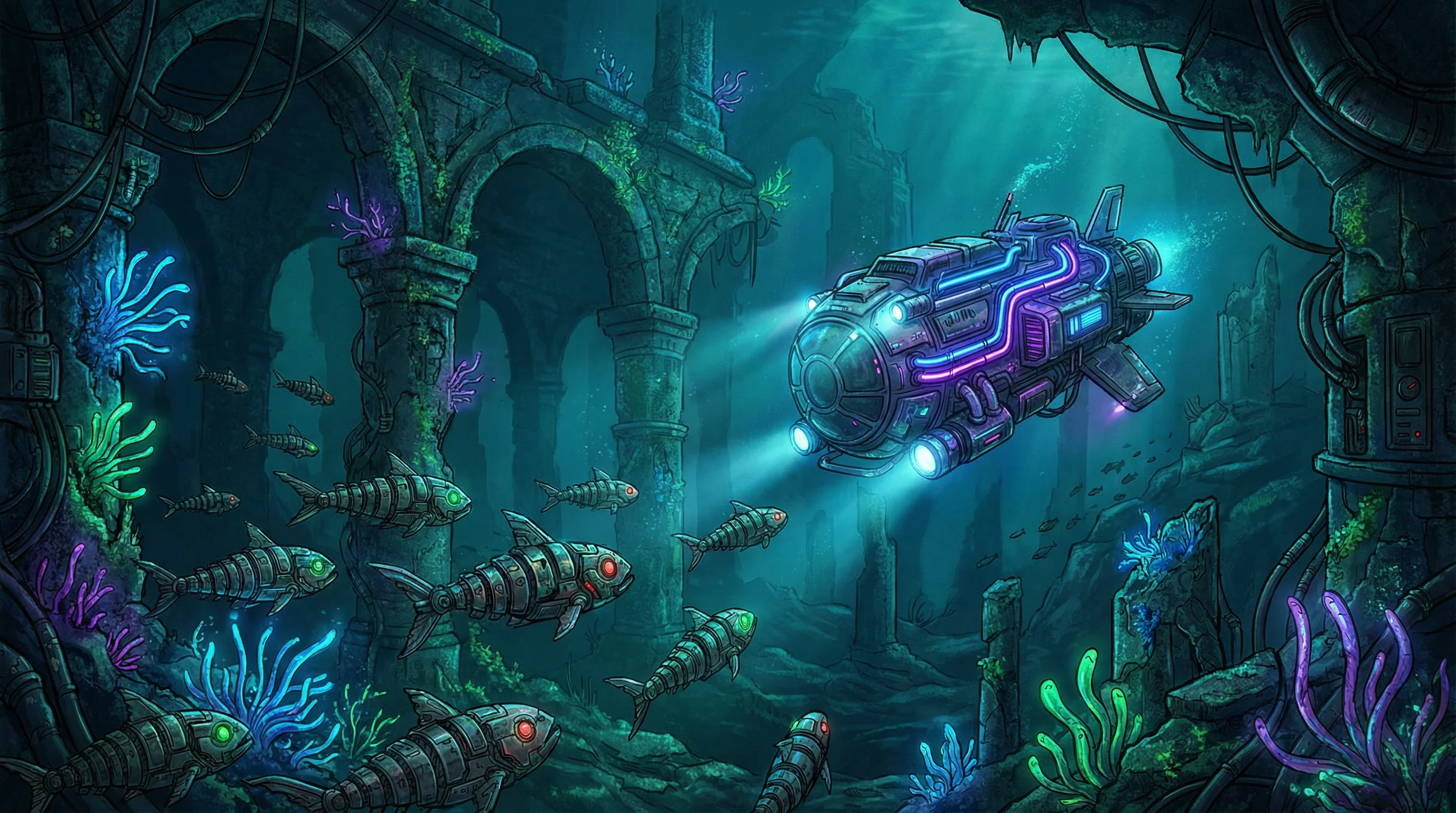 传奇渔夫独眼老七的肖像